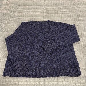L.L. Bean Black and Navy Knit Sweater